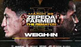 Сепеда и Фармер взвесились перед неожиданным реваншем: результаты и видео Сепеда и Фармер взвесились перед неожиданным реваншем: результаты и видео