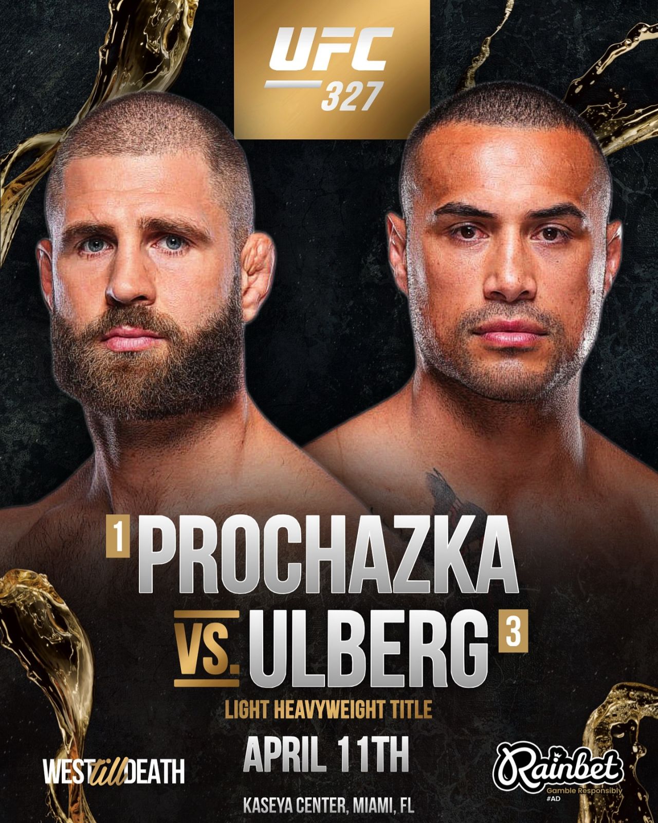 Полный кард UFC 327: Иржи Прохазка – Карлос Ульберг. Все бои шоу 12 апреля Полный кард UFC 327: Иржи Прохазка – Карлос Ульберг. Все бои шоу 12 апреля
