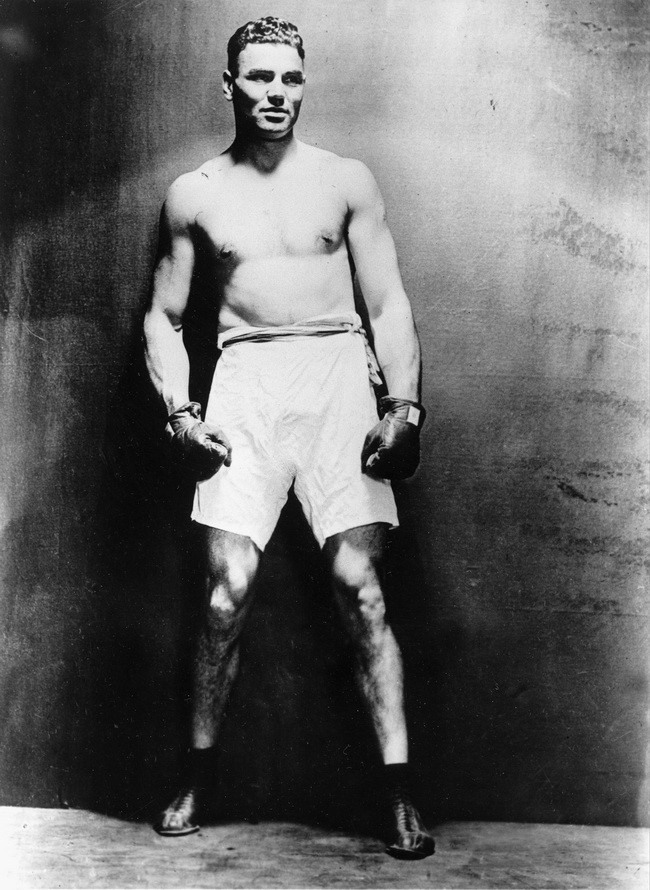 William Harrison "Jack" Dempsey, heavyweight champion prizefighter of the world, poses in New York City on April 7, 1922.  William Harrison "Jack" Dempsey, heavyweight champion prizefighter of the world, poses in New York City on April 7, 1922.